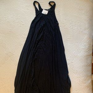 Annabelle Jersey Knit Black Harem Style Maxi Dress